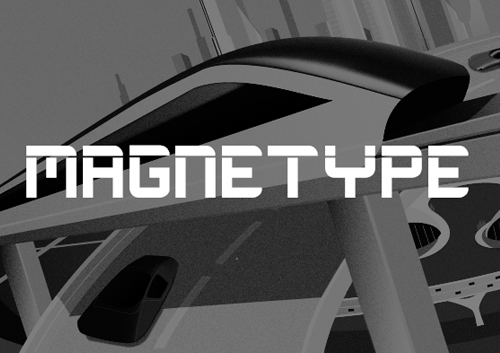 Magnetype Free Font