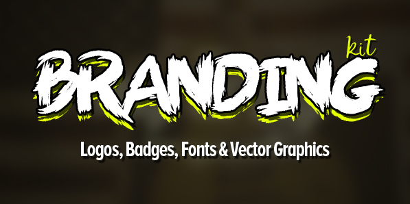 Branding Kit (650+ Logos, Badges, Fonts and Vectors)