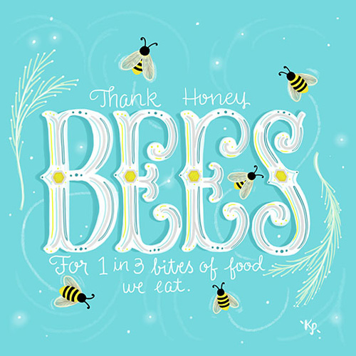 Honey Bees by Kim Panella