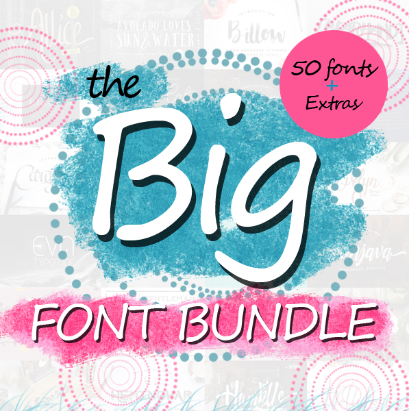 The Big 50 Font Bundle