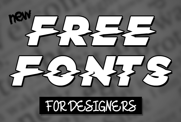 17 New Amazing Free Fonts for Designers