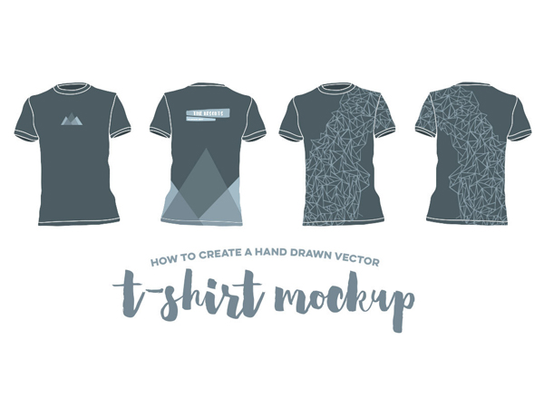 How to Create a Hand Drawn Vector T-Shirt Mockup