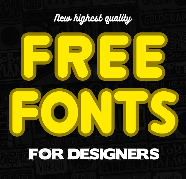 15 New Modern Free Fonts for Designers