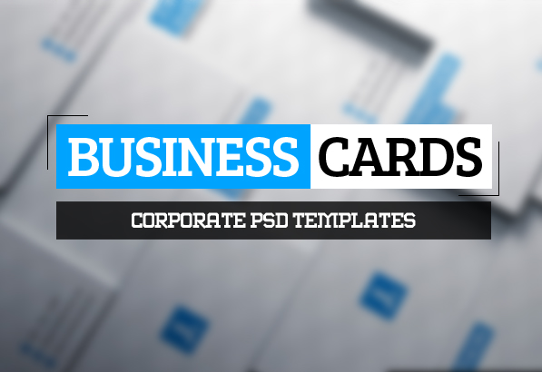 25 New Corporate Business Card PSD Templates