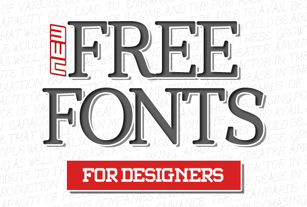 14 New Free Fonts for Designers