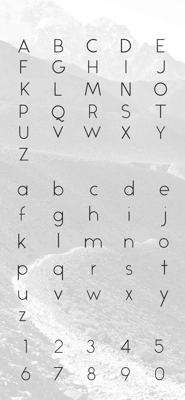 Alcubierre font letters