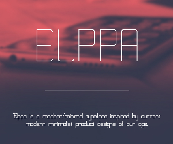 Elppa free font