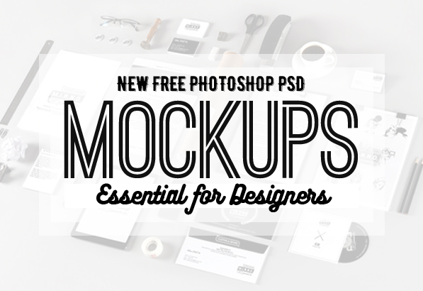 Free Photoshop PSD Mockup Templates (25 New MockUps)