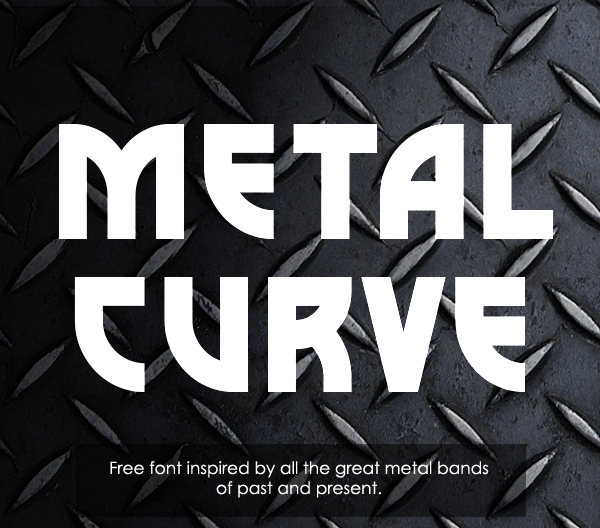 Metal Curve free font