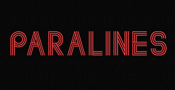 Paralines free font
