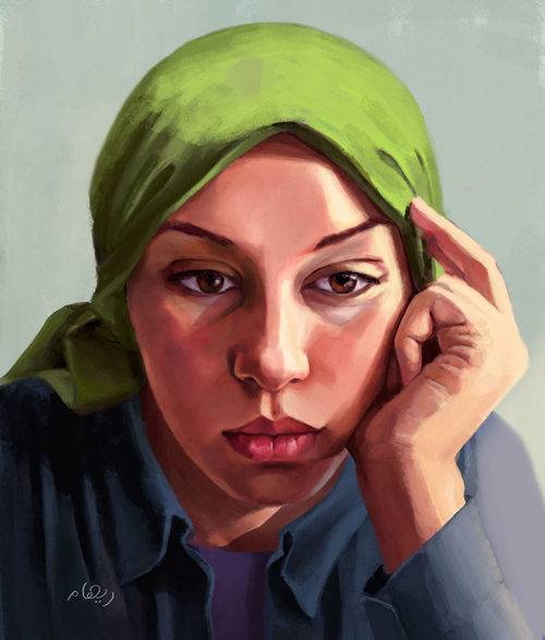 Self Portrait by Reham Hossny