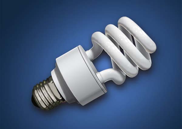 Create a CFL Light Bulb in Illustrator Tutorial