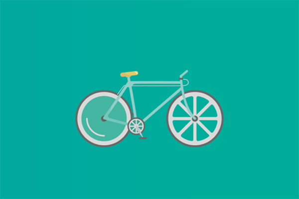 How to Create a Flat Design Bicycle in Adobe Illustrator Tutorial