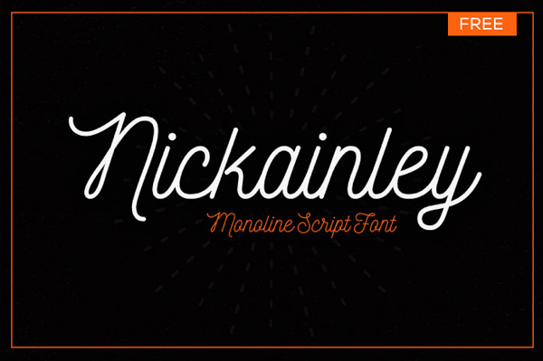Nickainley Free Font