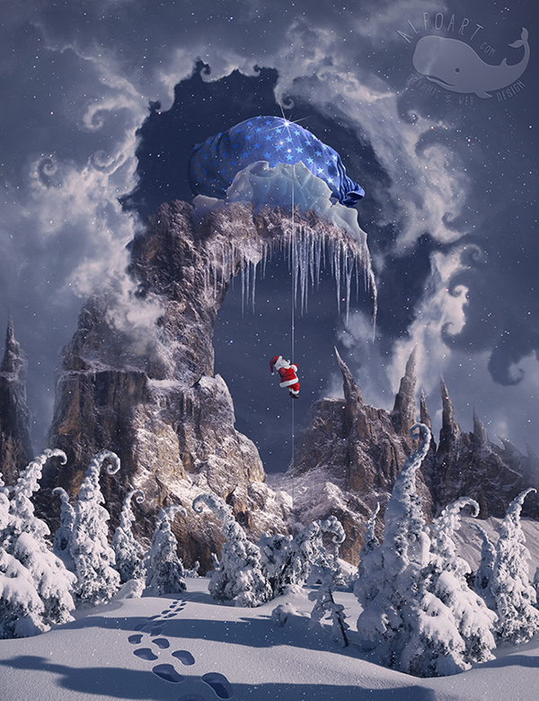 Learn How to Create Christmas Magic Photo Manipulation in Photoshop Tutorial