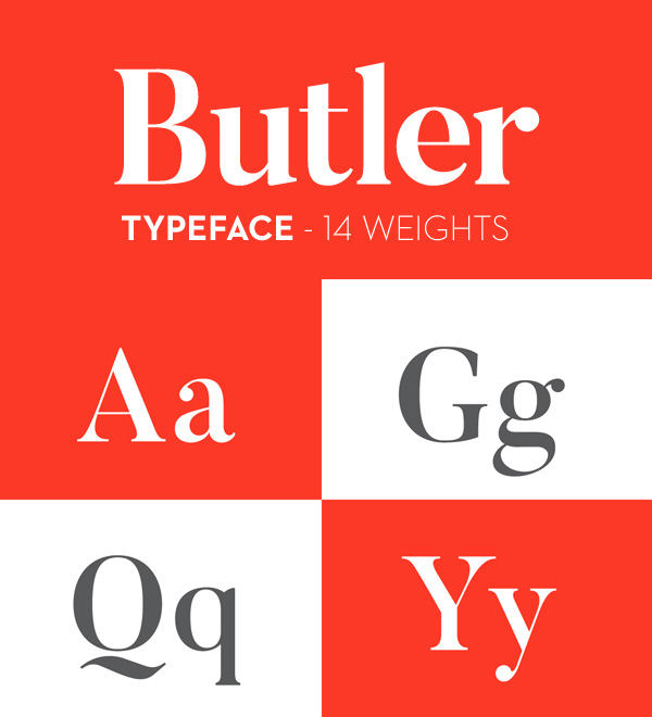 Butler Free Font