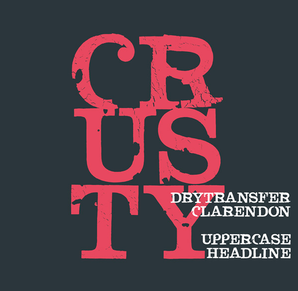 DryTransfer Clarendon Crusty Free Font