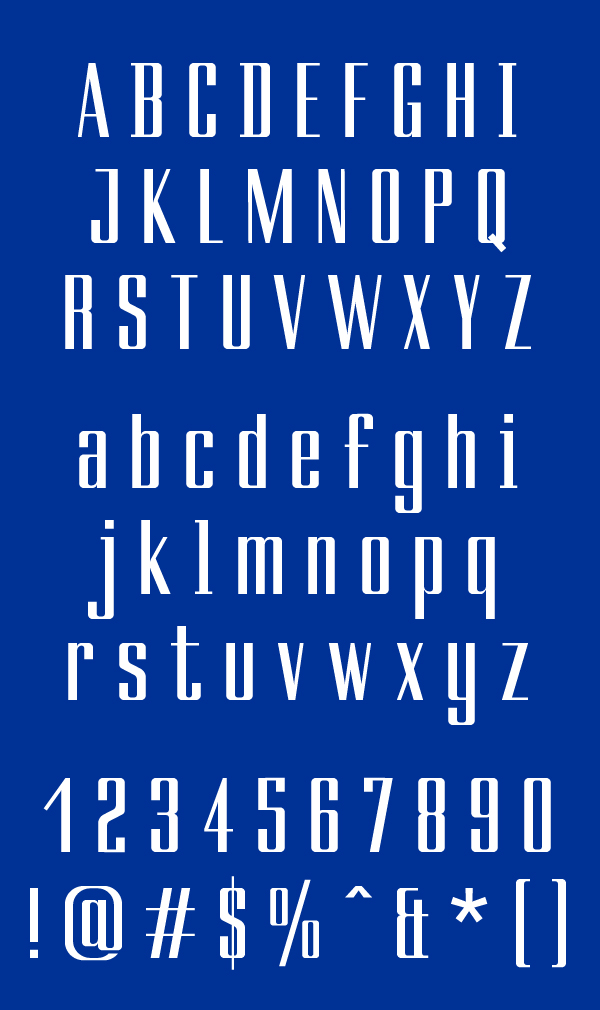 Ducados Font Letters