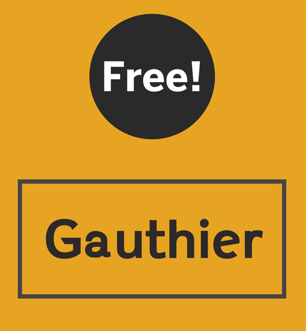 Gauthier Free Font