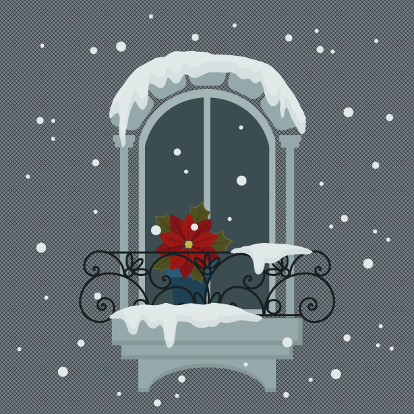 How to Create a Snowy Window Scene in Adobe Illustrator