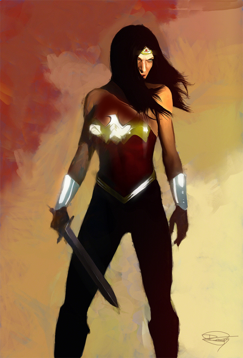 Wonder Woman Illustration by Daniel Murray