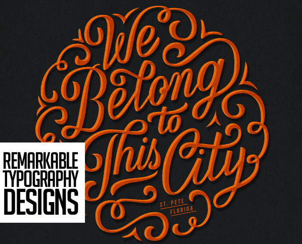 28 Remarkable Lettering & Typography Designs for Inspiration
