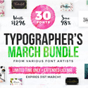 Post Thumbnail of Typographer's March Dream Bundle - Only $29