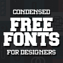 Post Thumbnail of 25 Free Condensed Fonts for Designers