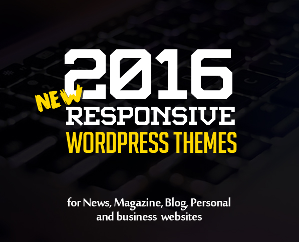 16 New Responsive News, Magazine, Blog & Personal WordPress Themes