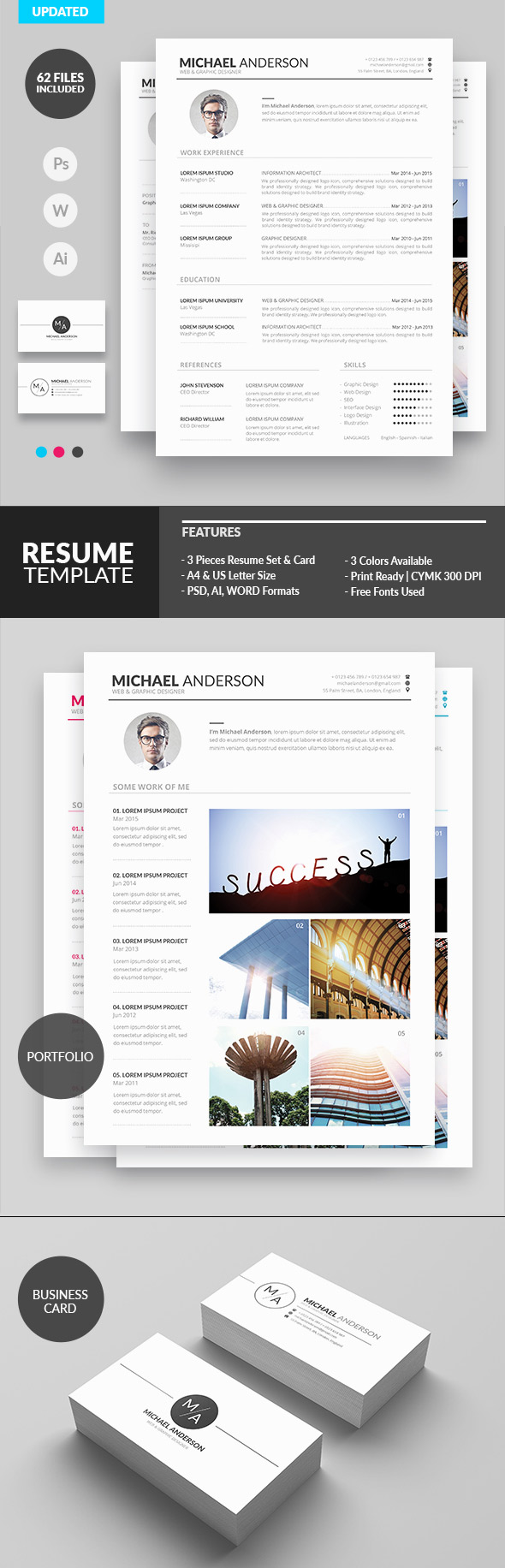 Minimal Resume Design for Creatives