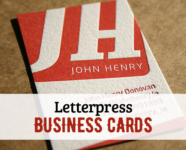 Letterpress Business Cards – 26 New Examples