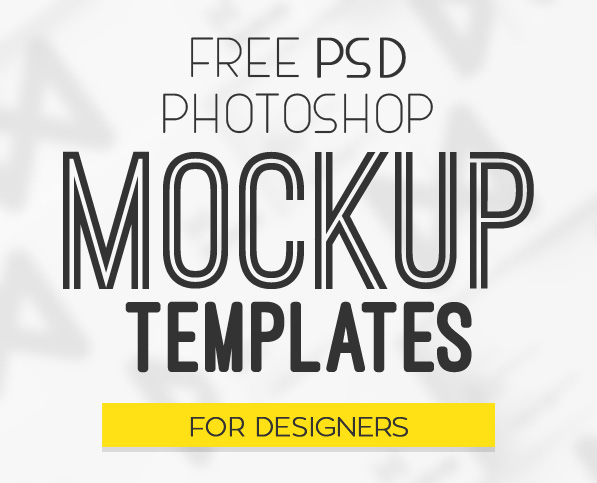 Free Photoshop PSD Mockup Templates (28 MockUps)