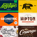 Post Thumbnail of The Retro Design Toolbox: 62 Fonts & 1147 Graphic Elements