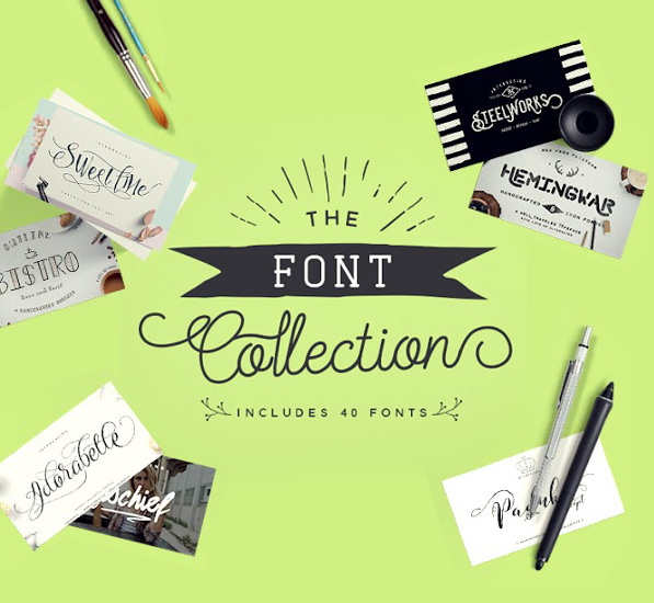 The Font Collection – 40 Beautiful PUA Encoded Fonts