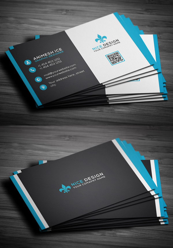 30 Free Business Card PSD Templates & Mockups Design Graphic Design