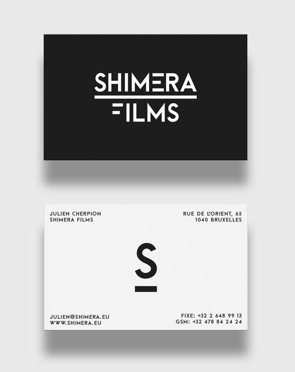 Shimera Films Business Cards