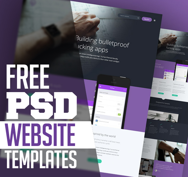 15 Free Responsive PSD Website Templates Freebies Graphic Design