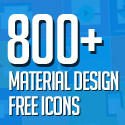 Post Thumbnail of 800+ Material Design Free Icons for Web, iOS and Android UI Design