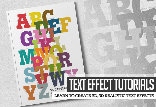 30 Fresh Text Effect Tutorials