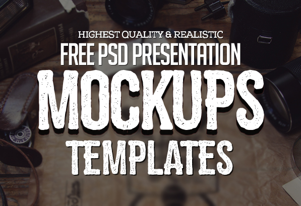 Free PSD Mockups – 25 Fresh Mockup Templates