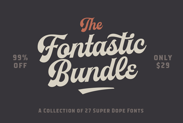 The Fontastic Bundle: 27 Fantastic Fonts