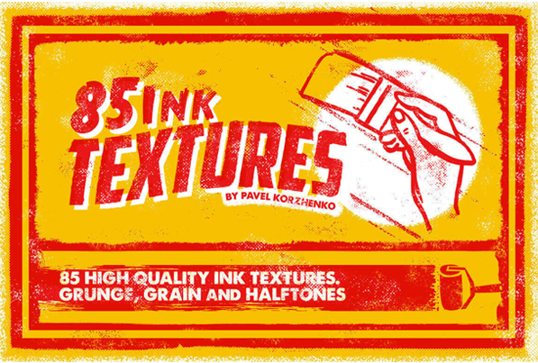80+ High-Quality Ink Textures for Vintage Design
