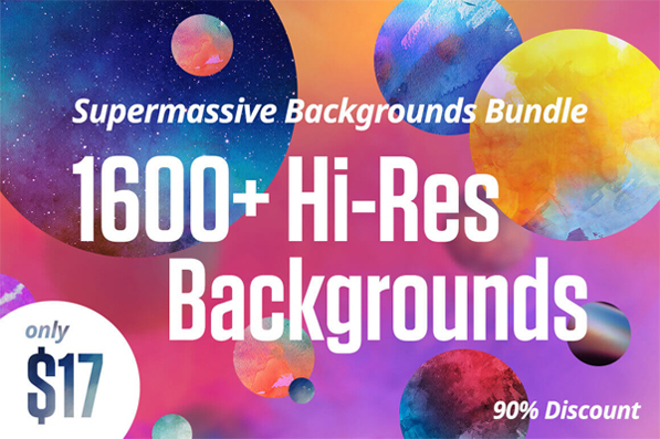 1600+ Hi-Res Backgrounds Bundle for Graphic Designers