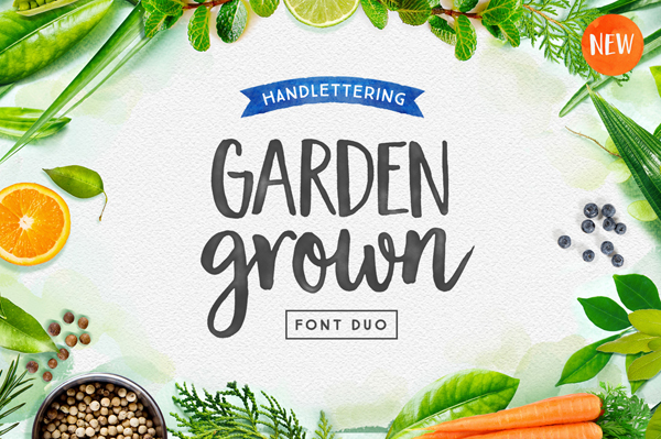 Garden Grown Font Duo