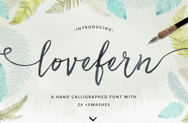 Lovefern Font + SWASHES
