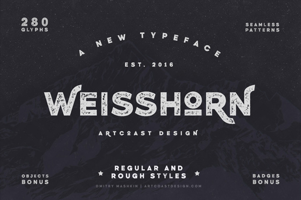 Weisshorn Typeface + Bonus