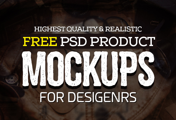 New Free Mockup PSD Templates (26 Product Mock-ups)