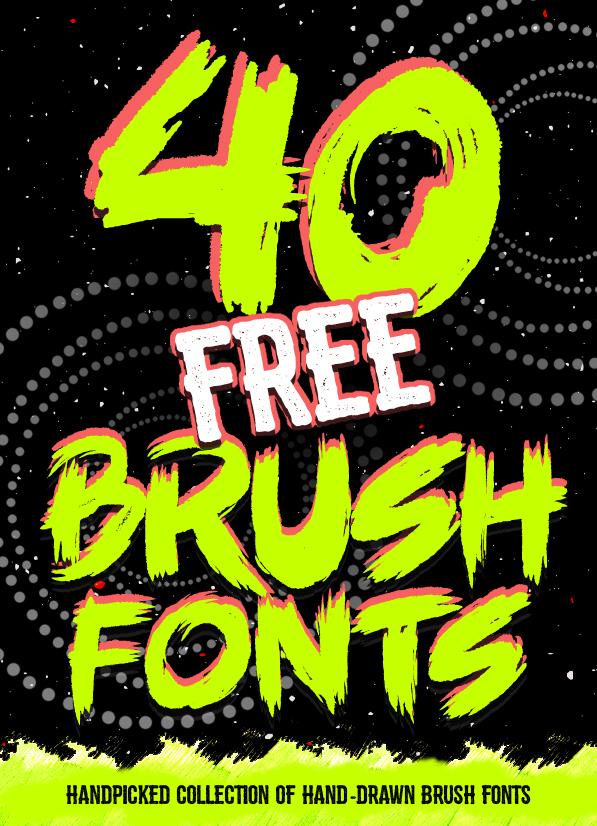 40 Best Free Brush Fonts for Designers