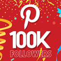 Post Thumbnail of Celebrating 100,000 Pinterest followers