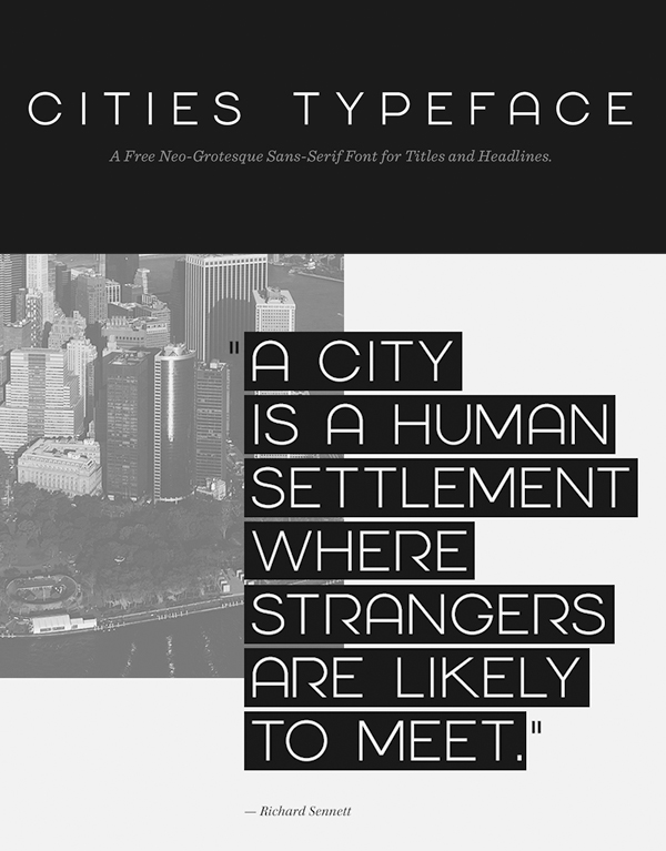 Cities Free Font